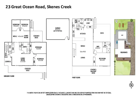 Floorplan of Homely house listing, 23 Great Ocean Road, Skenes Creek VIC 3233