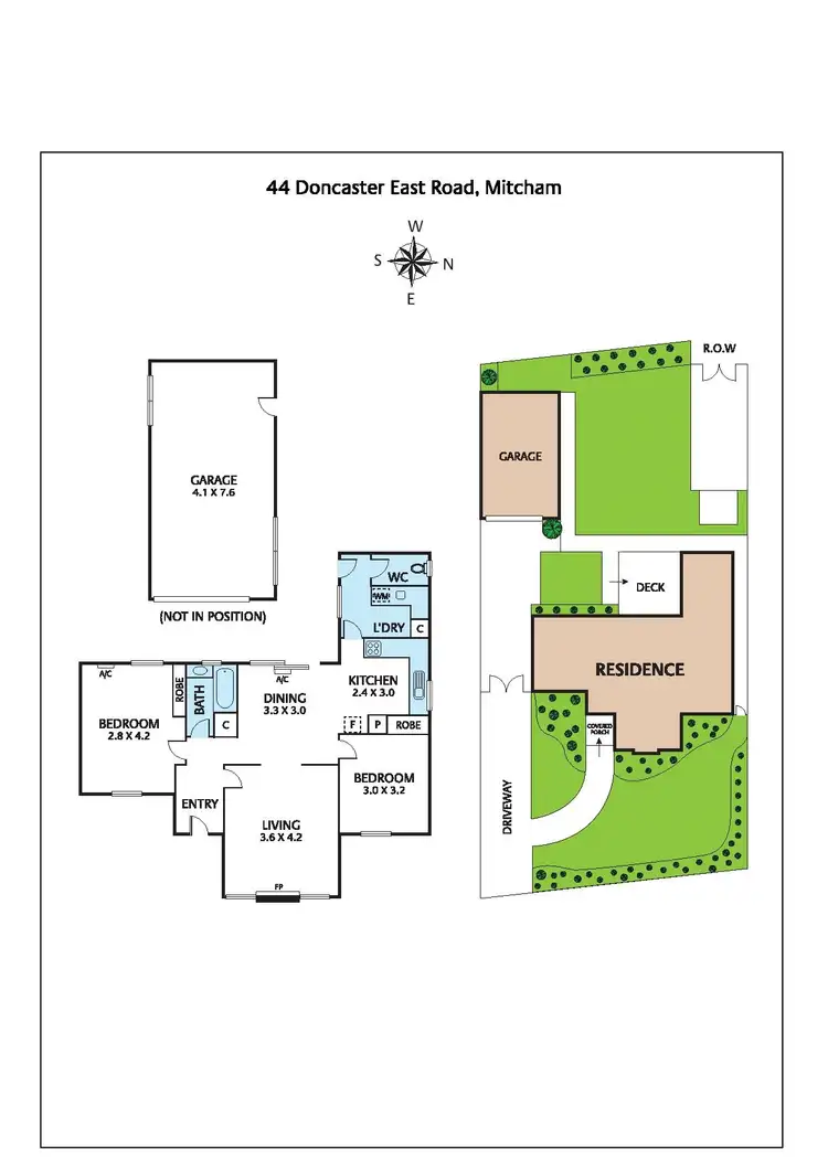 Floorplan of Homely house listing, 44 Doncaster East Road, Mitcham VIC 3132