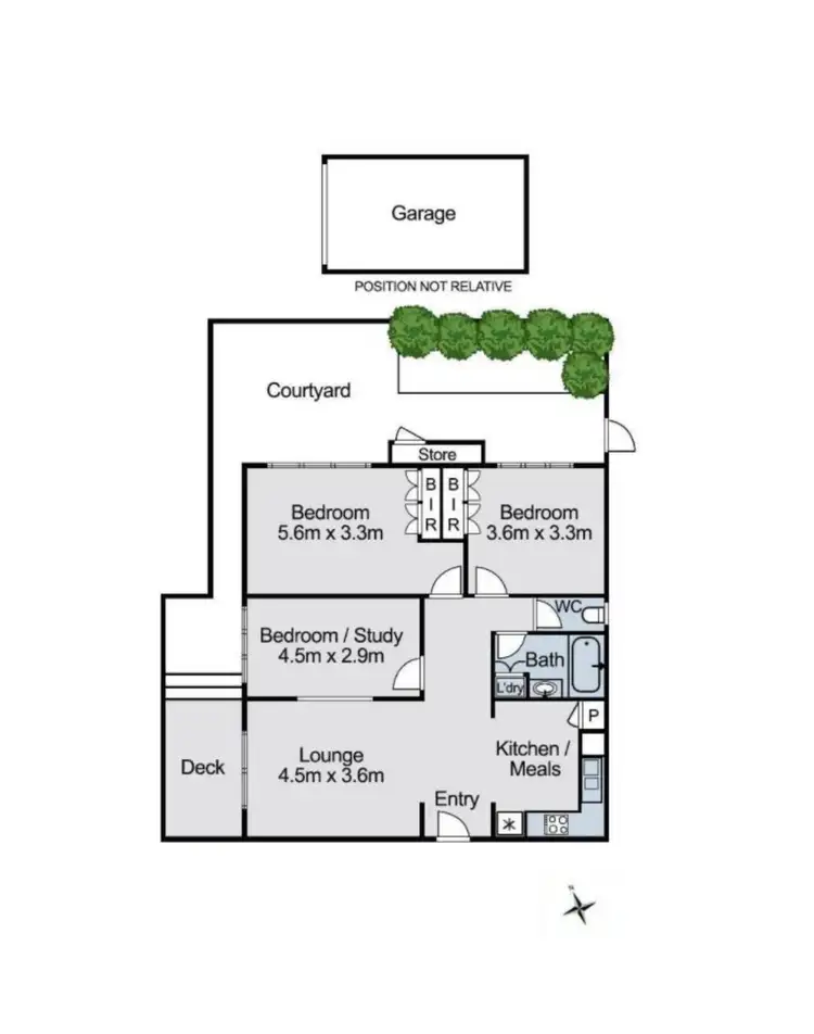Floorplan of Homely apartment listing, 1/150 Barkers Road, Hawthorn VIC 3122