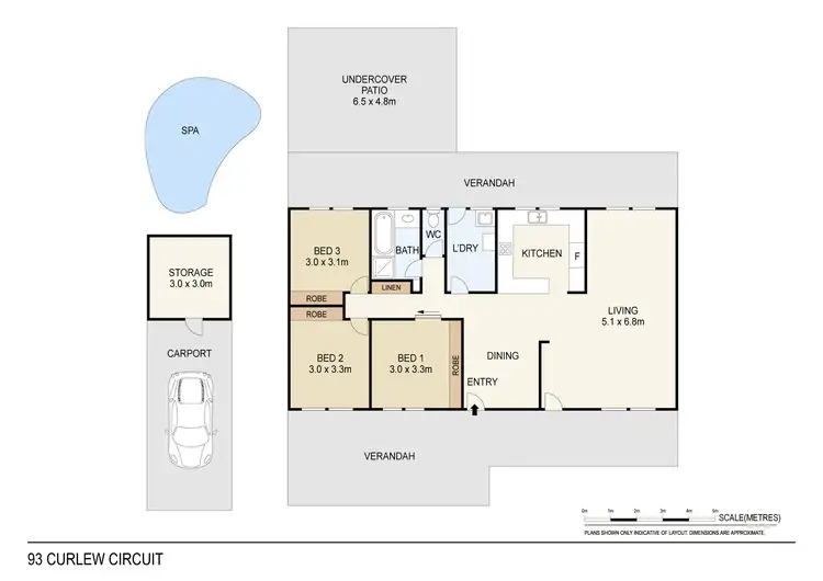 Floorplan of Homely house listing, 93 Curlew Circuit, Wulagi NT 812