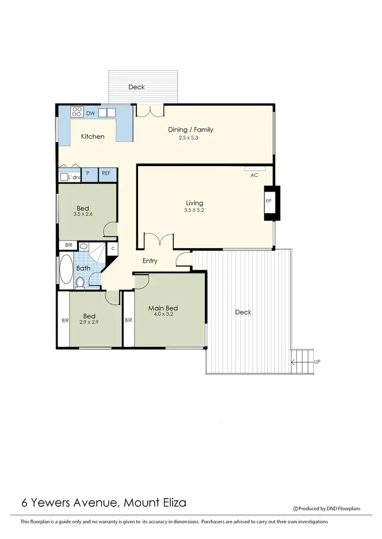 Floorplan of Homely house listing, 6 Yewers Avenue, Mount Eliza VIC 3930