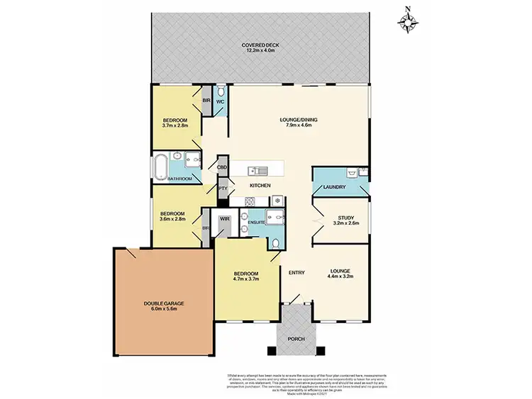 Floorplan of Homely house listing, 6 Ogle Way, Cranbourne North VIC 3977
