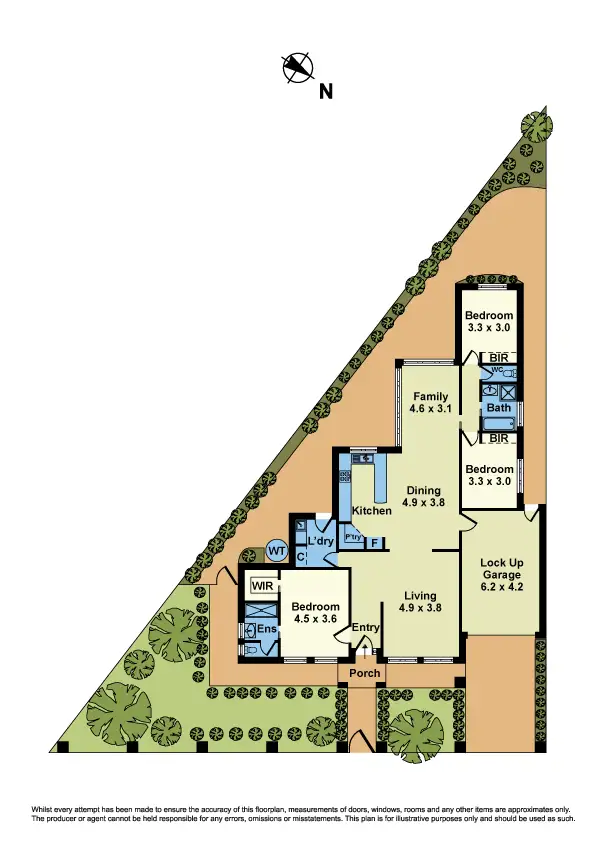 Floorplan of Homely house listing, 1A Electra Street, Williamstown VIC 3016