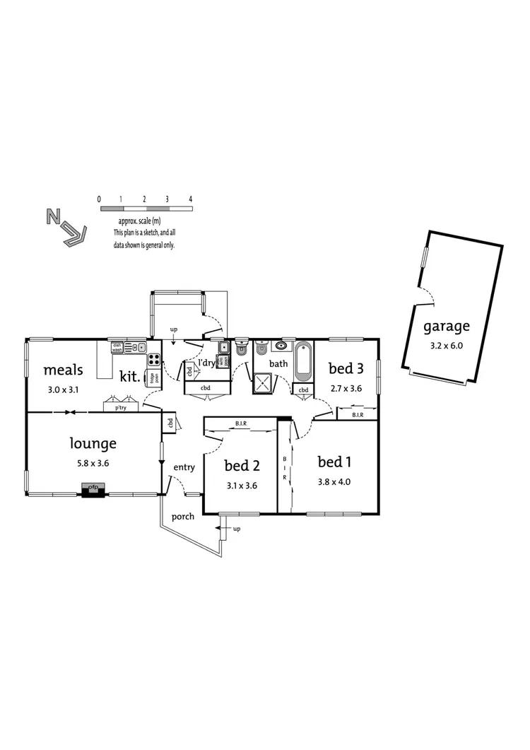 Floorplan of Homely house listing, 8 Lauriston Court, Ringwood VIC 3134