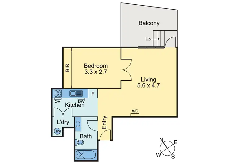 Floorplan of Homely apartment listing, LG6/52 Darling Street, South Yarra VIC 3141