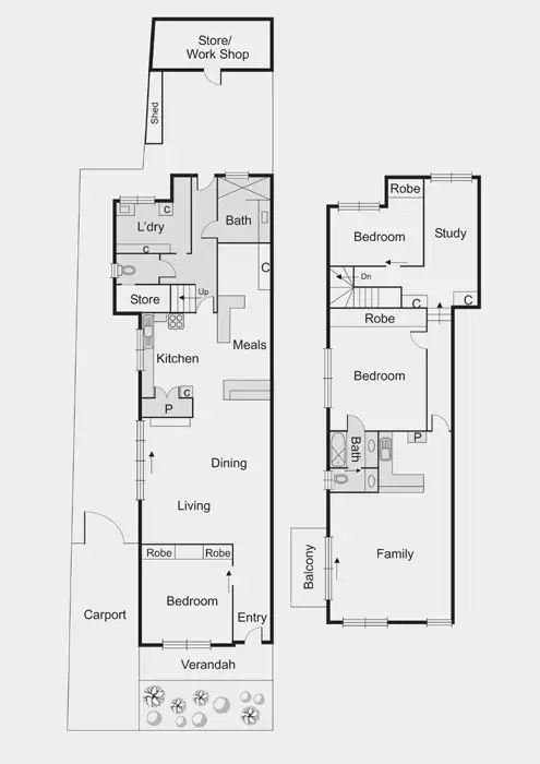 Floorplan of Homely house listing, 28 Lyons Street, Port Melbourne VIC 3207