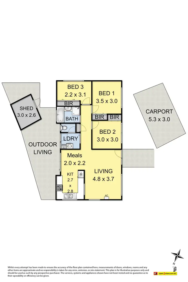 Floorplan of Homely house listing, 28 Catherine Road, Seabrook VIC 3028