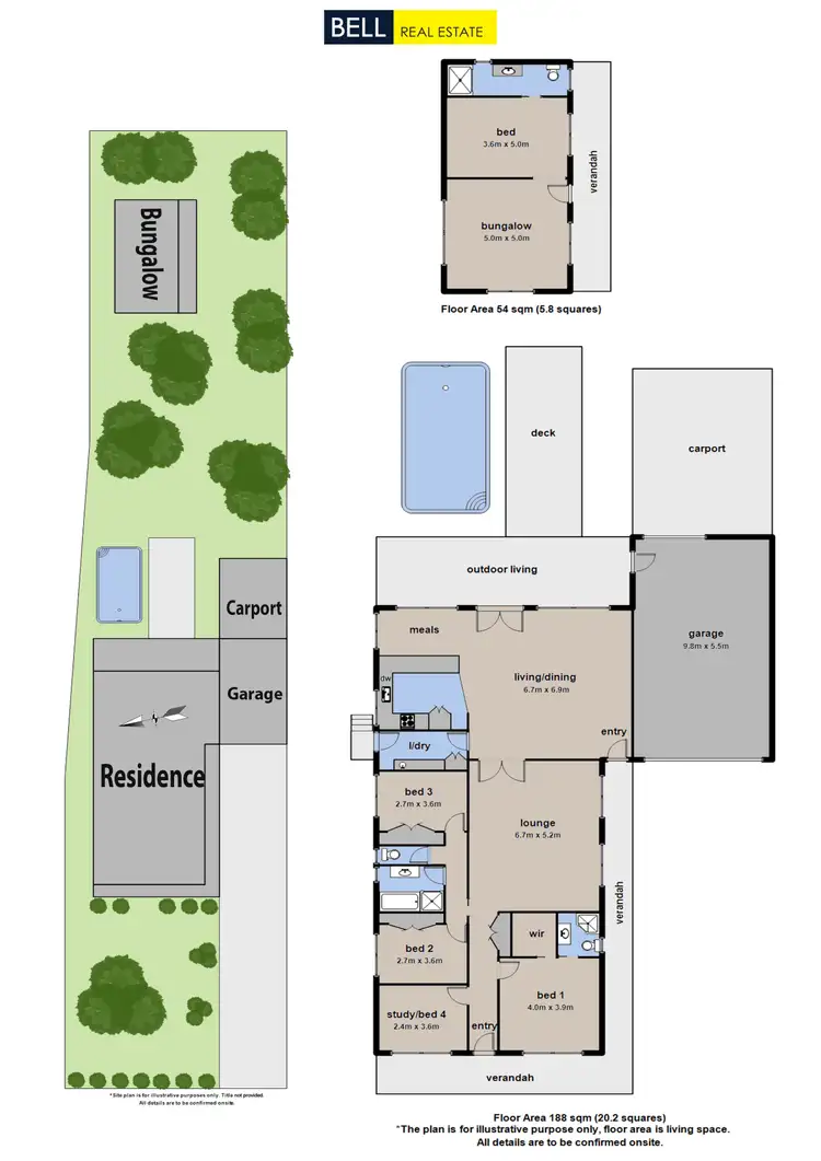 Floorplan of Homely house listing, 44 Trevallyn Close, Montrose VIC 3765