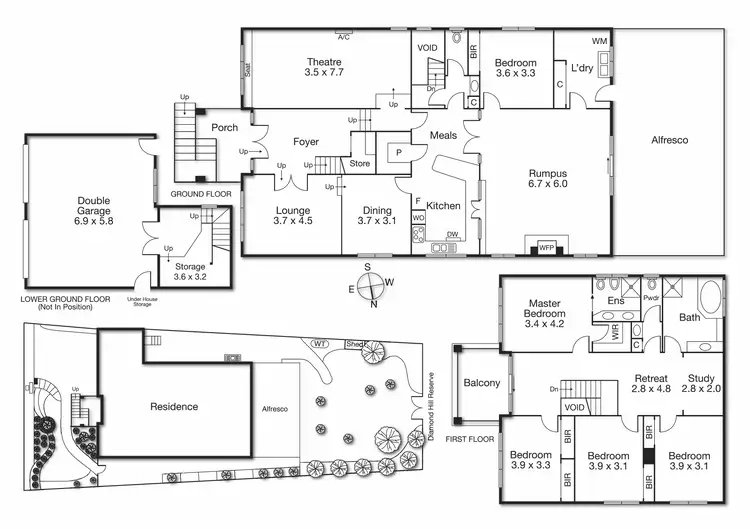 Floorplan of Homely house listing, 20 Bayonne Close, Greensborough VIC 3088