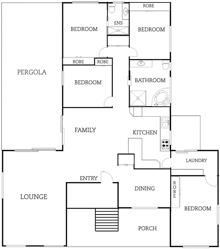 Floorplan of Homely house listing, 3 Mooyi Place, Giralang ACT 2617