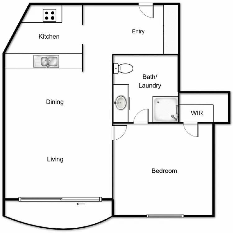 Floorplan of Homely apartment listing, 17/2 Ranken Place, Belconnen ACT 2617