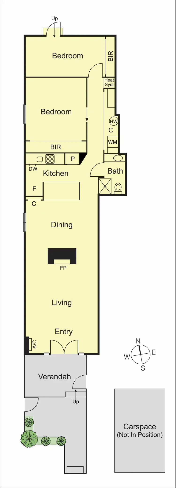 Floorplan of Homely apartment listing, 2/40 The Avenue, St Kilda East VIC 3183