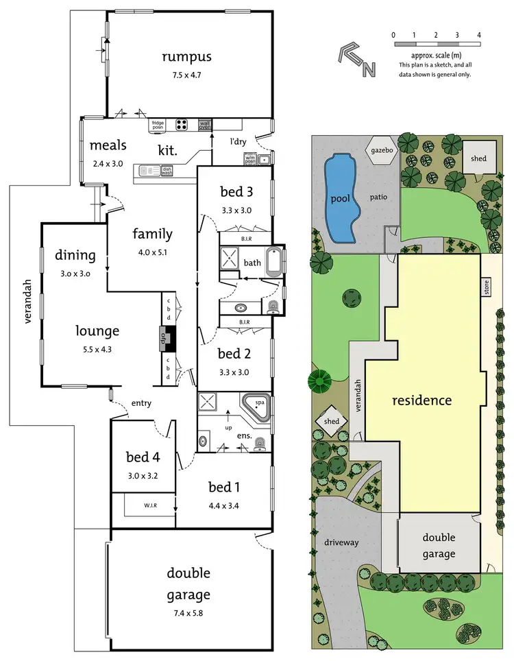Floorplan of Homely house listing, 5 Gleneagles Court, Croydon VIC 3136
