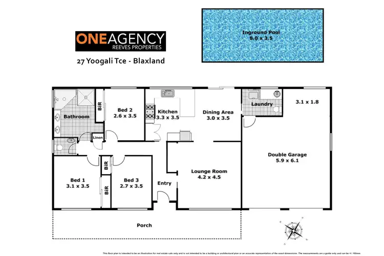Floorplan of Homely house listing, 27 Yoogali Terrace, Blaxland NSW 2774