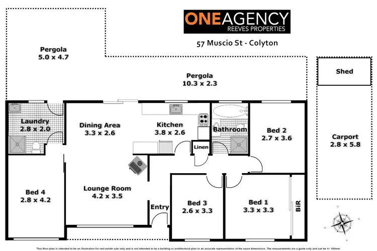 Floorplan of Homely house listing, 57 Muscio Street, Colyton NSW 2760