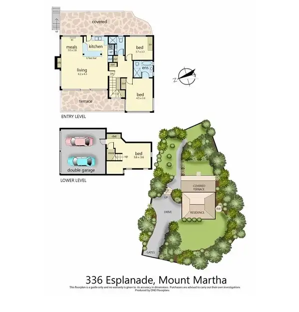 Floorplan of Homely house listing, 336 Esplanade, Mount Martha VIC 3934