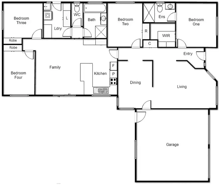 Floorplan of Homely house listing, 53 Morrow Street, Dunlop ACT 2615