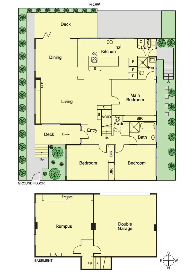 Floorplan of Homely townhouse listing, 2/11 Pental Road, Caulfield North VIC 3161