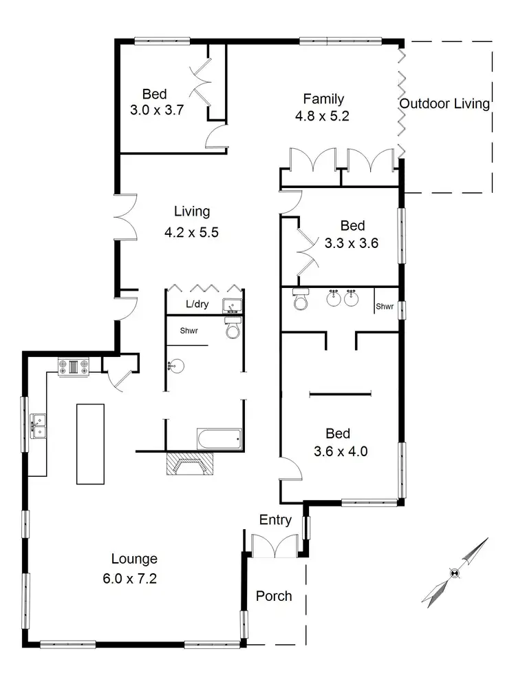 Floorplan of Homely house listing, 147 Belgrave Hallam Road, Belgrave South VIC 3160