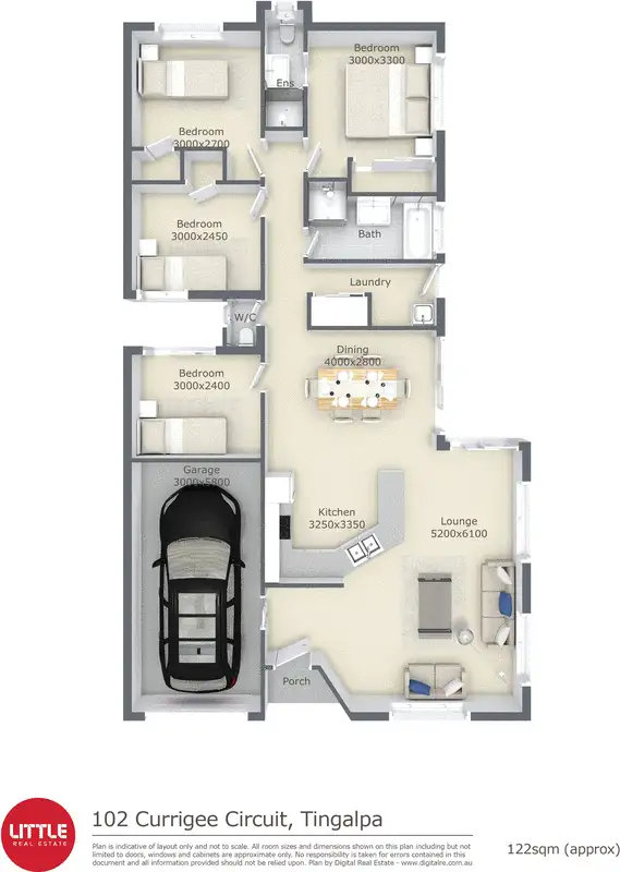 Floorplan of Homely house listing, 102 Currigee Circuit, Tingalpa QLD 4173