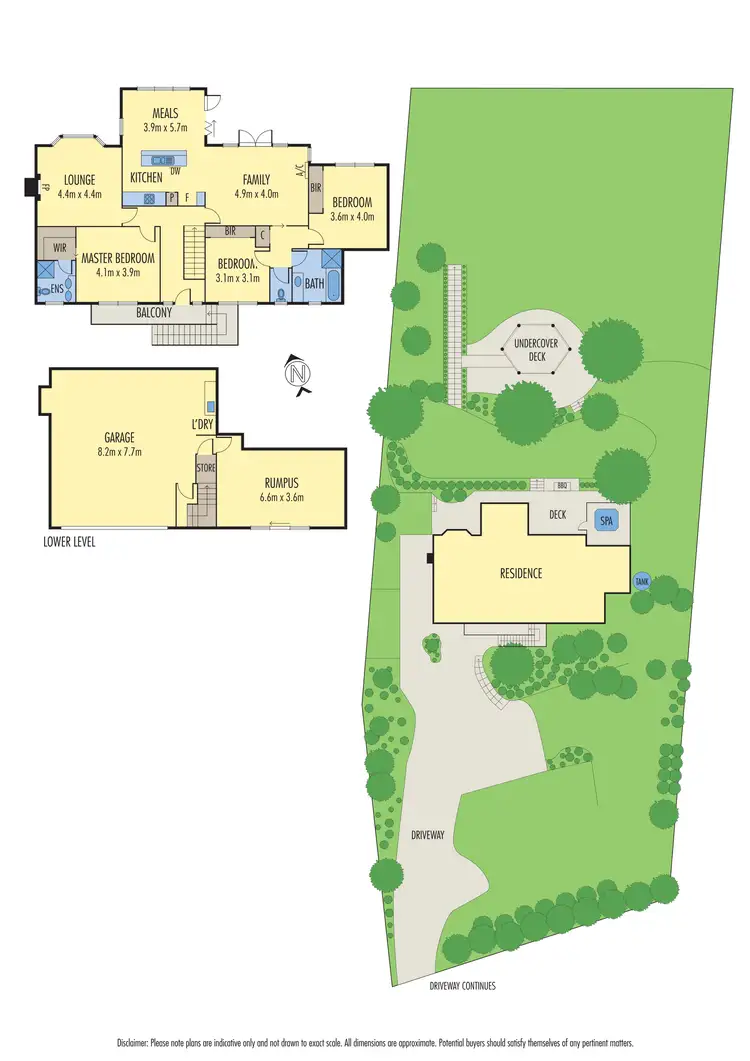 Floorplan of Homely house listing, 61 Leane Drive, Eltham VIC 3095