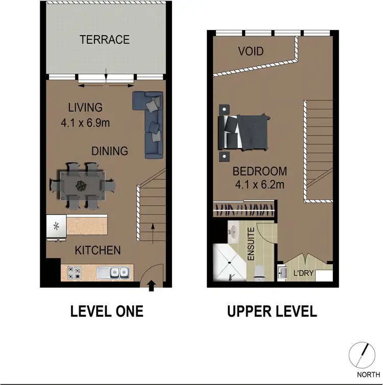 Floorplan of Homely apartment listing, 9/17-19 MacArthur Street, Ultimo NSW 2007
