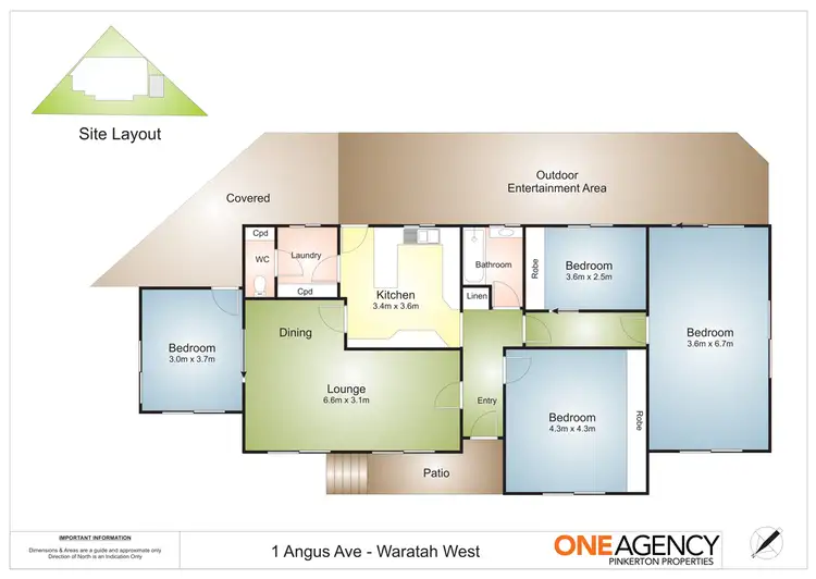 Floorplan of Homely house listing, 1 Angus Avenue, Waratah West NSW 2298