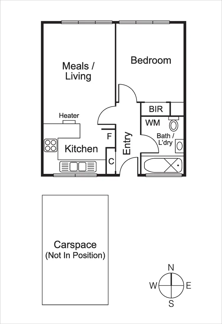 Floorplan of Homely apartment listing, 3/468 Kooyong Road, Caulfield South VIC 3162