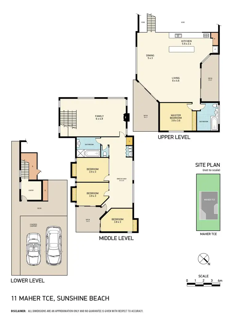 Floorplan of Homely house listing, 11 Maher Terrace, Sunshine Beach QLD 4567