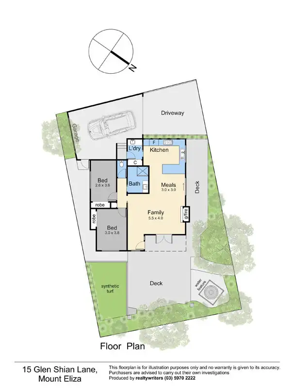 Floorplan of Homely house listing, 15 Glen Shian Lane, Mount Eliza VIC 3930