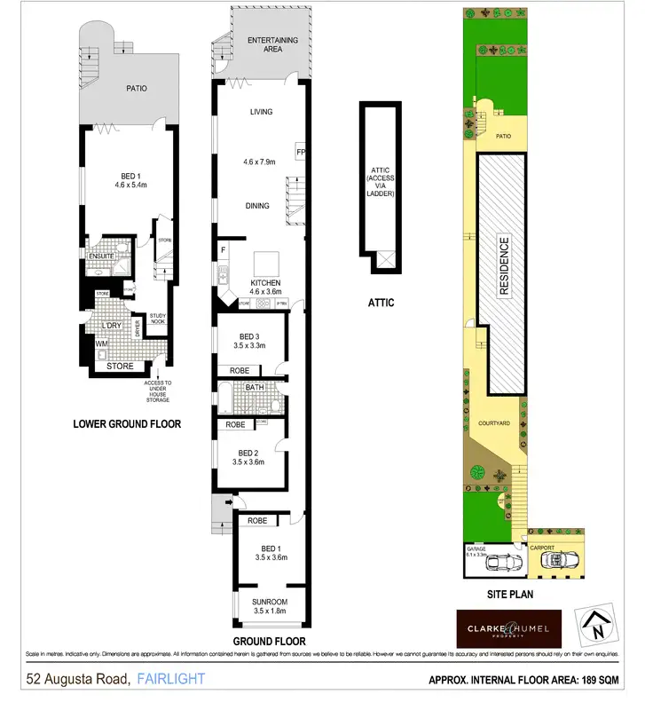 Floorplan of Homely house listing, 52 Augusta Road, Fairlight NSW 2094