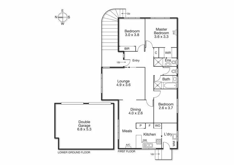 Floorplan of Homely house listing, 1/75 Greensborough Road, Macleod VIC 3085