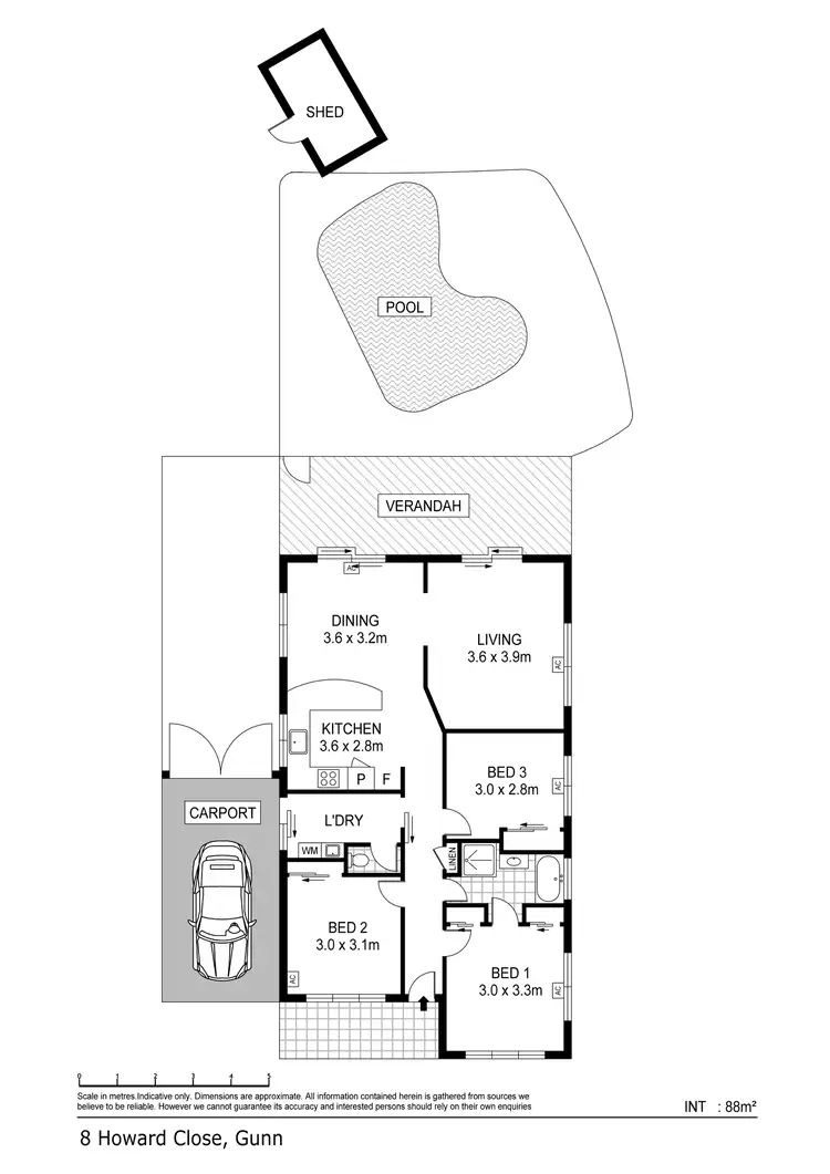 Floorplan of Homely house listing, 8 Howard Close, Gunn NT 832