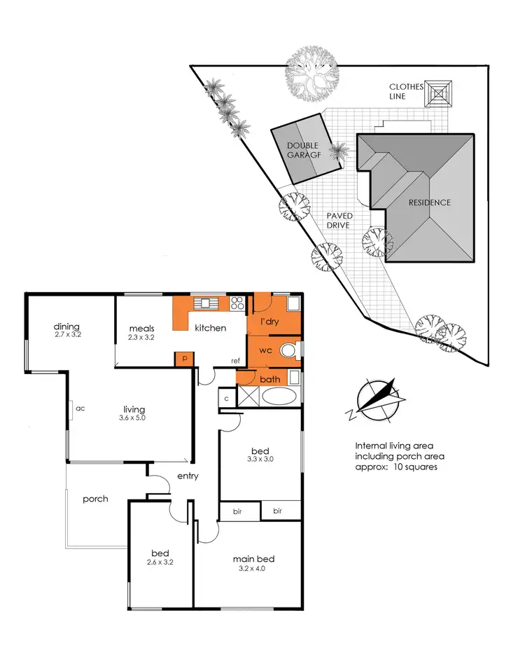 Floorplan of Homely house listing, 11 Sunny Court, Seaford VIC 3198