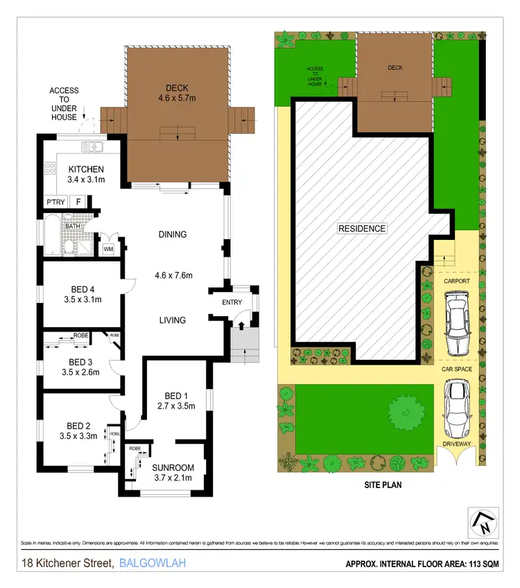 Floorplan of Homely house listing, 18 Kitchener Street, Balgowlah NSW 2093
