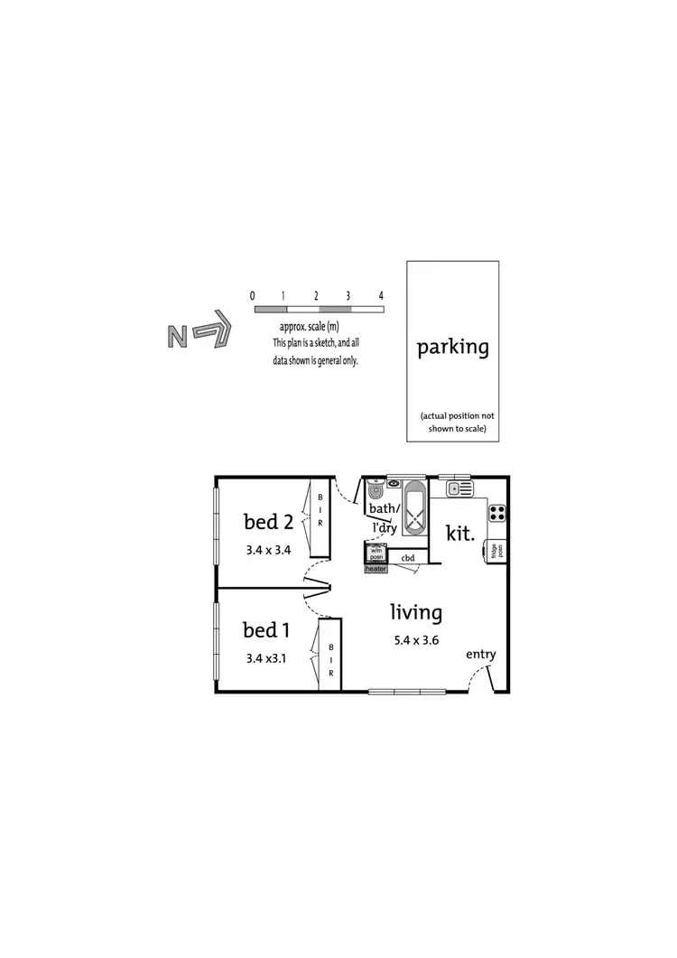 Floorplan of Homely apartment listing, 3/14 Alexander Street, Box Hill VIC 3128