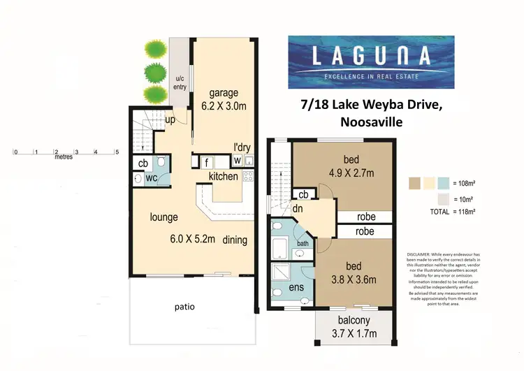 Floorplan of Homely unit listing, 7/18 Lake Weyba Drive, Noosaville QLD 4566