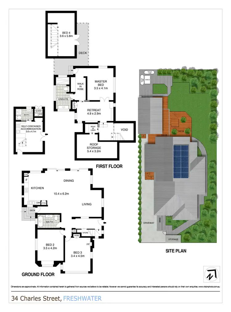 Floorplan of Homely house listing, 34 Charles Street, Freshwater NSW 2096