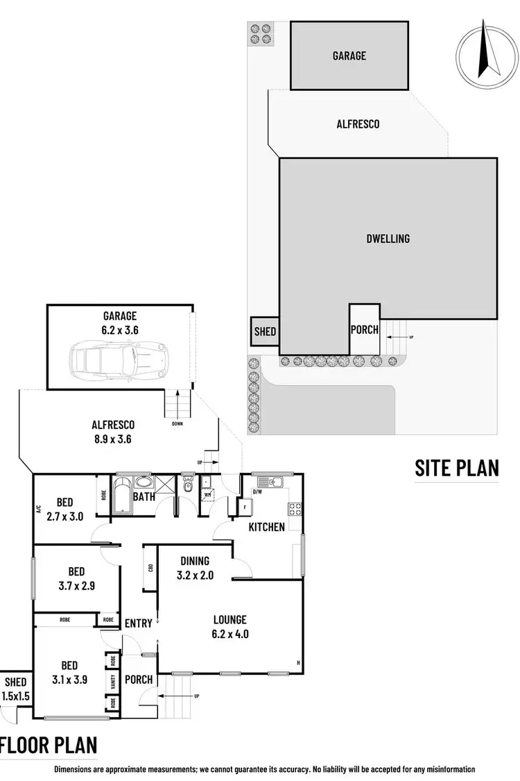 Floorplan of Homely unit listing, 1/107 Atkinson Street, Templestowe VIC 3106