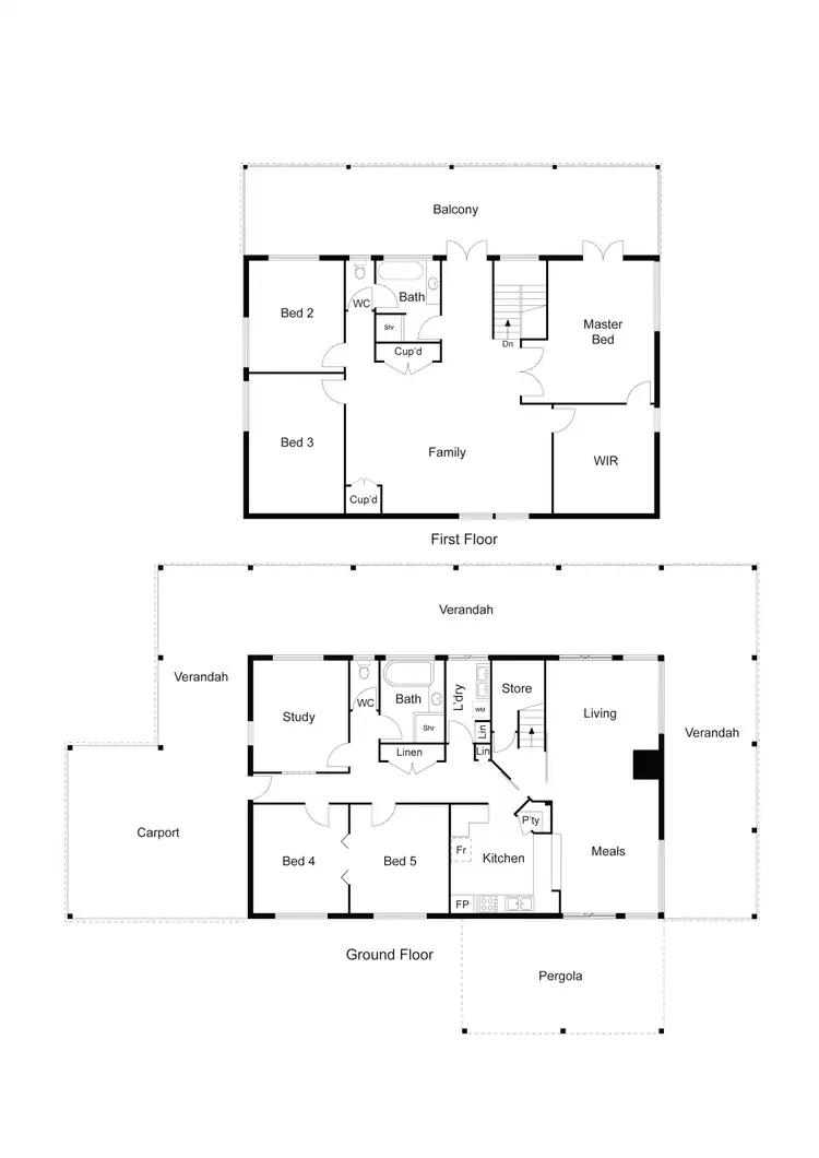 Floorplan of Homely house listing, 295 Kuramun Place, Parkerville WA 6081
