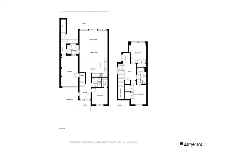 Floorplan of Homely townhouse listing, 4/325 George Street, Doncaster VIC 3108
