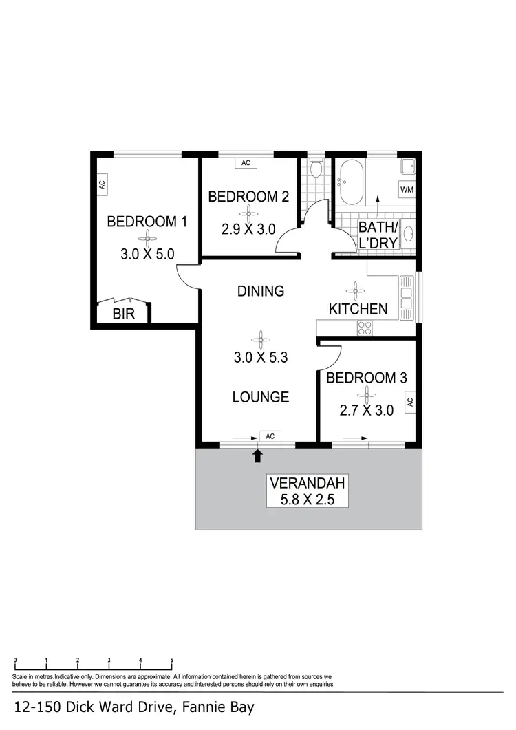 Floorplan of Homely unit listing, 12/150 Dick Ward Drive, Coconut Grove NT 810