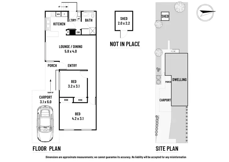 Floorplan of Homely unit listing, 34A Deakin Street, Mitcham VIC 3132
