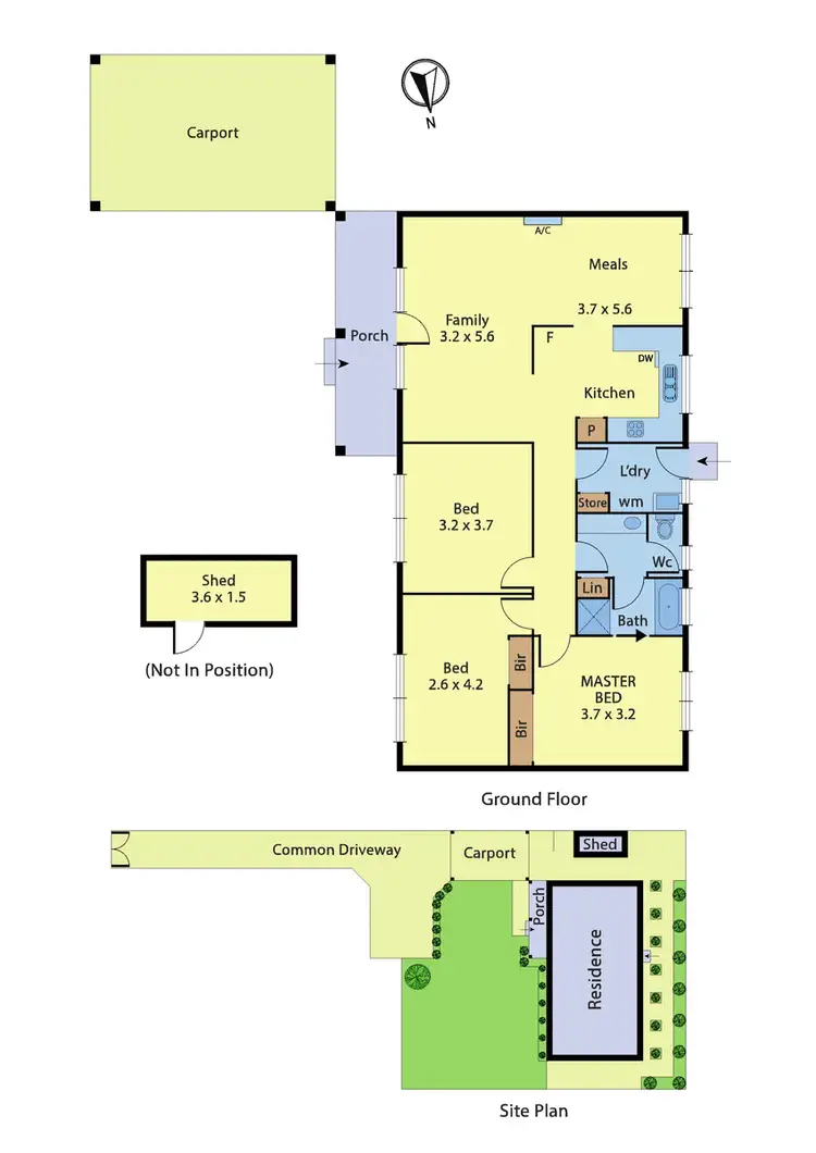 Floorplan of Homely house listing, 2/21 Macmeikan Street, Whittlesea VIC 3757
