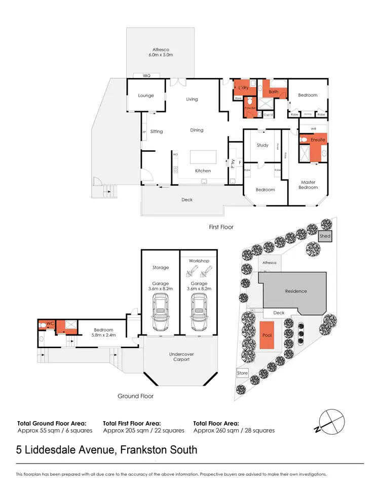 Floorplan of Homely house listing, 5 Liddesdale Avenue, Frankston South VIC 3199
