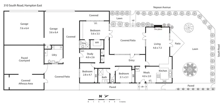 Floorplan of Homely house listing, 310 South Road, Hampton East VIC 3188