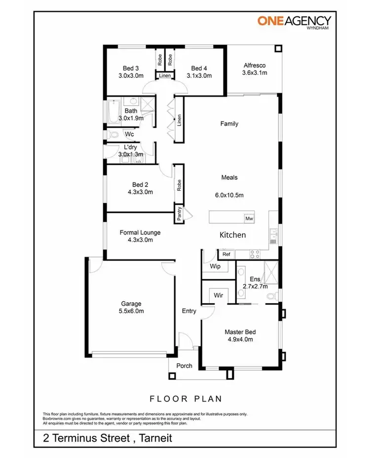 Floorplan of Homely house listing, 2 Terminus Street, Tarneit VIC 3029