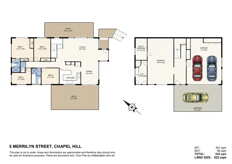 Floorplan of Homely house listing, 5 Merrilyn Street, Chapel Hill QLD 4069