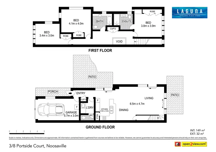 Floorplan of Homely unit listing, 3/8 Portside Court, Noosaville QLD 4566