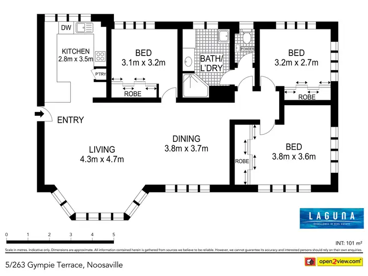 Floorplan of Homely unit listing, 5/263 Gympie Terrace, Noosaville QLD 4566